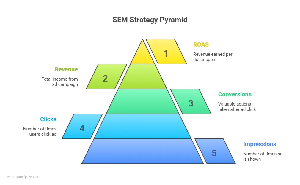 SEM Strategy Pyramid