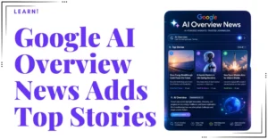 Google AI Overview News Adds Top Stories