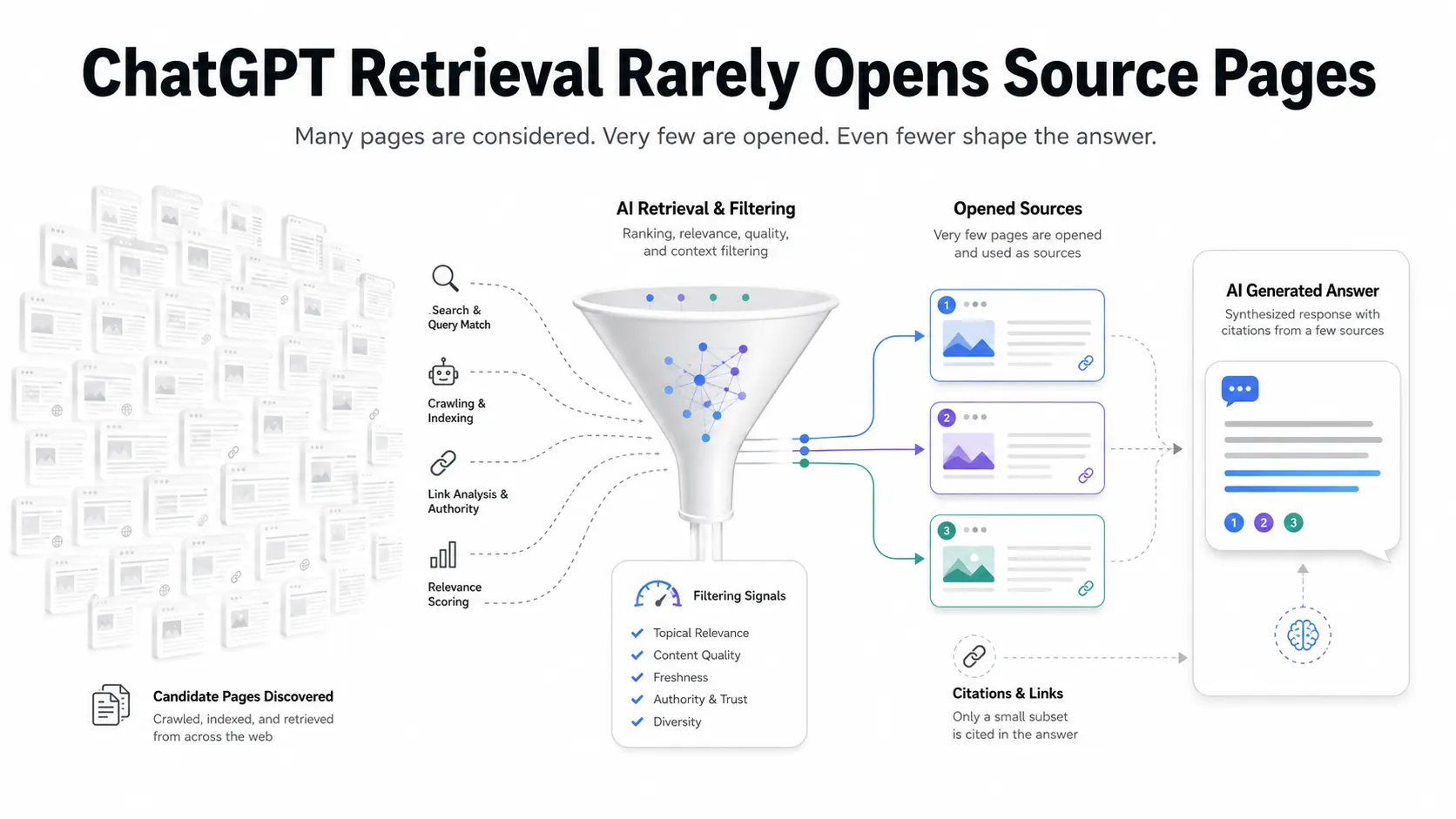 ChatGPT Retrieval Funnel - From Pages to Answers
